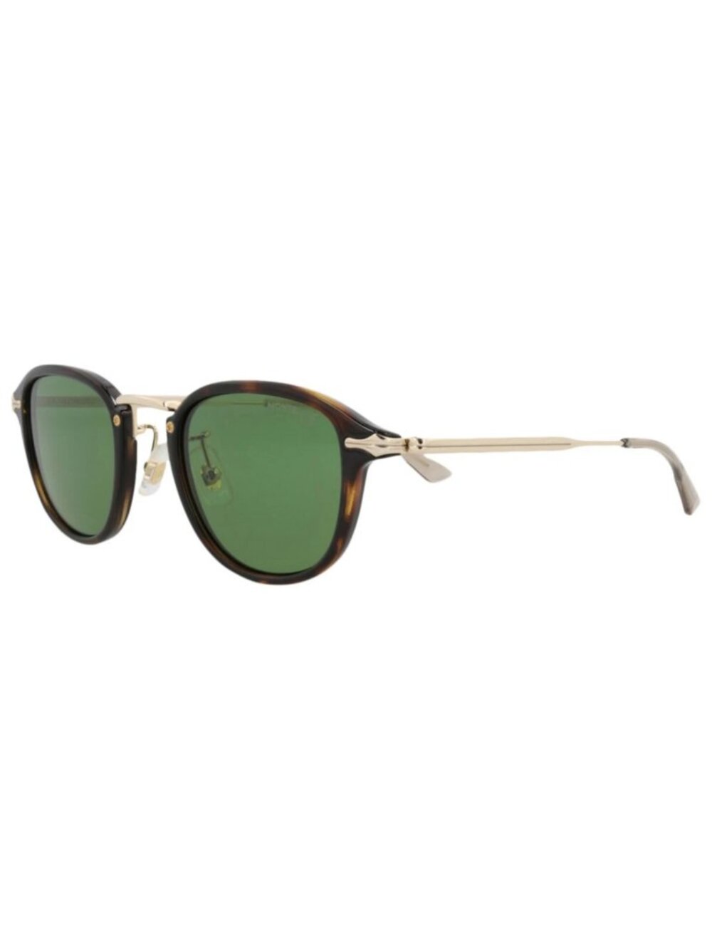 New Montblanc Women's Sunglasses Round Oval Injection Frame Mens Havana Gold